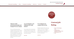 Desktop Screenshot of bommersheimconsulting.com